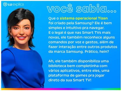Imagem de Smart TV 50” UHD 4K LED Samsung 50CU7700  - Wi-Fi Bluetooth Alexa 3 HDMI