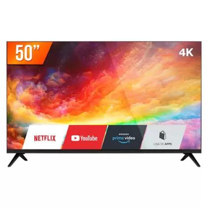 Imagem de Smart TV 50” Ultra HD 4K Multilaser TL032 3 HDMI 2 USB Bivolt Wi-Fi