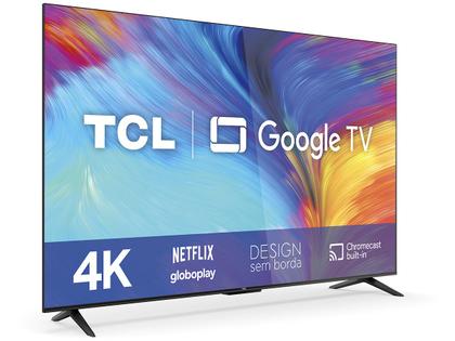 Imagem de Smart TV 55” 4K LED TCL 55P635 VA Wi-Fi Bluetooth HDR Google Assistente 3 HDMI 1 USB