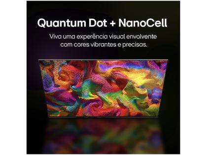 Imagem de Smart TV 55" 4K QNED LG 55QNED80TSA WebOS 24 Processador α5 Ger7 Wi-Fi Bluetooth com Alexa e Chromecast 3 HDMI 2 USB