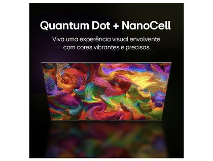 Imagem de Smart TV 55" 4K QNED LG 55QNED80TSA WebOS 24 Processador α5 Ger7 Wi-Fi Bluetooth com Alexa e Chromecast 3 HDMI 2 USB