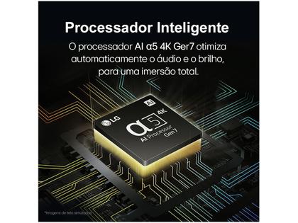 Imagem de Smart TV 55" 4K QNED LG 55QNED80TSA WebOS 24 Processador α5 Ger7 Wi-Fi Bluetooth com Alexa e Chromecast 3 HDMI 2 USB