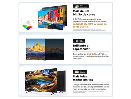 Imagem de Smart TV 55” LED TCL 55P755 Wi-Fi Bluetooth