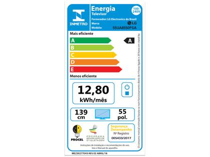 Imagem de Smart TV 55" LG 4K Ultra HD 55UA8550PSA webOS 25 AI Processor 4K Gen8 com Alexa 3 HDMI