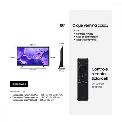Imagem de Smart TV 55 Samsung Crystal UHD 4K Xbox Cloud Gaming Alexa Integrada U8600F