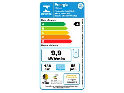 Imagem de Smart TV 55" Samsung Ultra 4K QLED QN55Q7FAAGXZD Tizen Q4 AI 3 HDMI