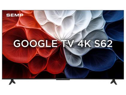 Imagem de Smart TV 55" SEMP 4K LED 55S62 Google TV AiPQ Pro Google Assistente 3 HDMI e USB