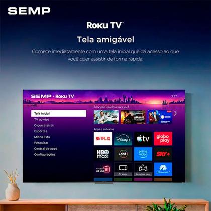 Imagem de Smart TV 55S62R LED 55 Wi-Fi Roku HDR10 Semp