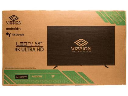 Imagem de Smart TV 58” 4K DLED Rig Vizzion BR58GUA IPS