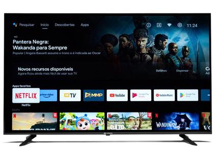 Imagem de Smart TV 58” 4K DLED Rig Vizzion BR58GUA IPS