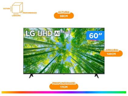 Imagem de Smart TV 60” 4K LED LG 60UQ8050 AI Processor