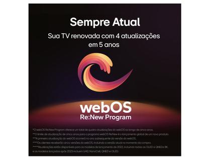 Imagem de Smart TV 65" 4K LG Ultra HD 65UT8050 com Processador a5 Ger7 AI Alexa/Chromecast integrado Otimizador de Jogos webOS 24 e Controle Smart Magic