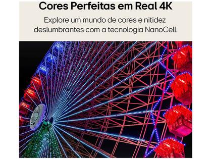 Imagem de Smart TV 65" 4K NanoCell LG 65NANO80TSA WebOS 24 Processador α5 Ger7  Wi-Fi Bluetooth com Alexa 3 HDMI 2 USB