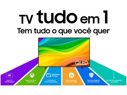 Imagem de Smart TV 65" 4K QLED Samsung 65Q60DA Wi-Fi Bluetooth Alexa 3 HDMI 2 USB