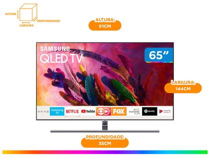 Imagem de Smart TV 65” 4K QLED Samsung QN65Q7FNAGXZD