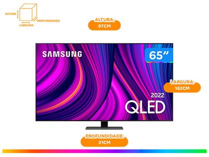 Imagem de Smart TV 65” 4K QLED Samsung QN65Q80BA