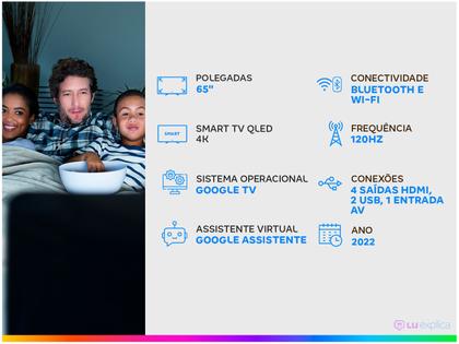 Imagem de Smart TV 65” 4K QLED TCL 65C835 120Hz
