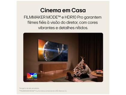 Imagem de Smart TV 65" 4K QNED LG 65QNED80TSA WebOS 24 Processador α5 Ger7 Wi-Fi Bluetooth com Alexa e Chromecast 3 HDMI 2 USB