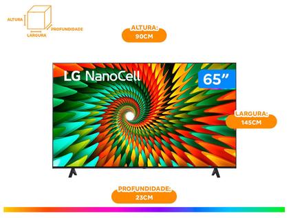 Imagem de Smart TV 65” 4K UHD LED LG NanoCell 65NANO77