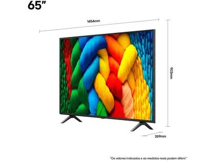 Imagem de Smart TV 65" LG 4K Ultra HD NanoCell 65NANO80ASA webOS 2025