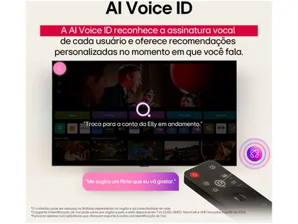 Imagem de Smart TV 65" LG 4K Ultra HD NanoCell 65NANO80ASA webOS 2025