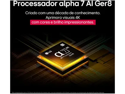 Imagem de Smart TV 65" LG 4K Ultra HD NanoCell 65NANO80ASA webOS 2025