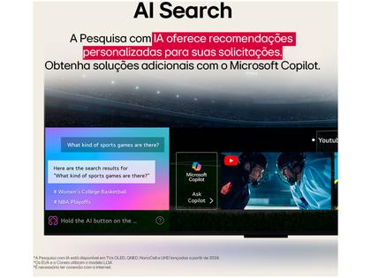 Imagem de Smart TV 65" LG 4K Ultra HD NanoCell 65NANO80ASA webOS 2025