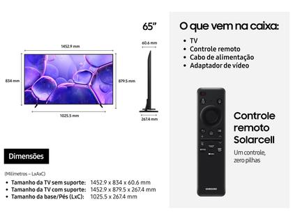Imagem de Smart TV 65" Samsung 4K UHD Crystal UHD UN65U8600FGXZD Tizen Bixby 3 HDMI
