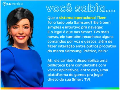 Imagem de Smart TV 65" Samsung 4K UHD OLED Big TV QN65S90DAEXZD 120Hz Tizen com Alexa e Bixby 4 HDMI 2 USB-A