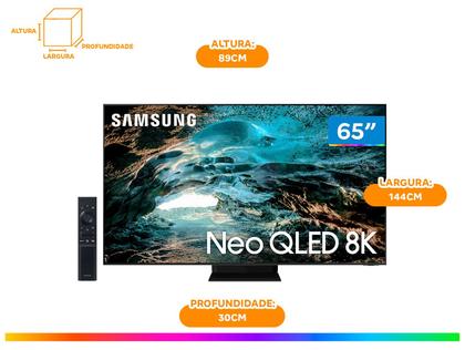 Imagem de Smart TV 65” Ultra HD 8K Neo QLED Samsung Neo