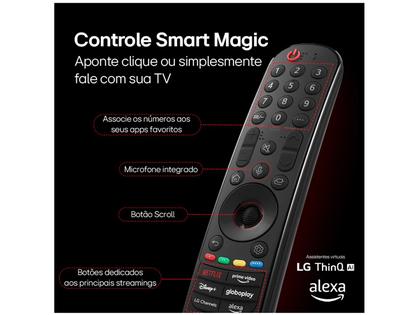 Imagem de Smart TV 75" 4K NanoCell LG 75NANO80TSA WebOS 24 Processador α5 Ger7 Wi-Fi Bluetooth com Alexa 3 HDMI 2 USB