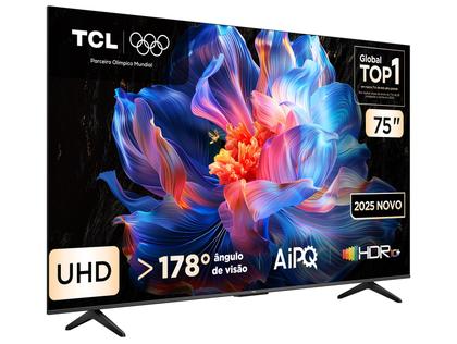 Imagem de Smart TV 75" TCL 4K UHD LED HVA Google TV 75P6K 2025
