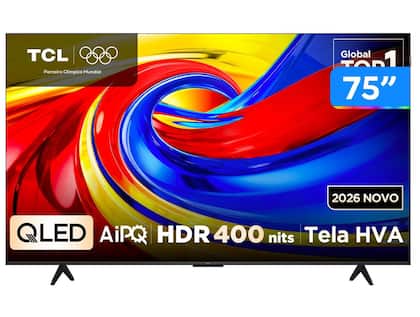 Smart TV 75" TCL 4K UHD QLED 75P7L Google TV 2026