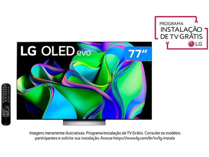 Imagem de Smart TV 77” 4K OLED Evo LG OLED77C3