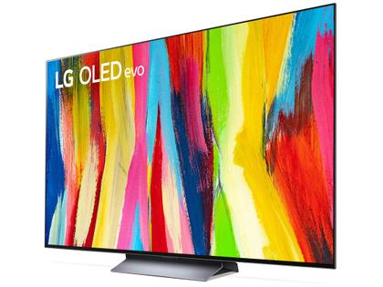 Imagem de Smart TV 77” 4K OLED LG ThinQ OLED77C2PSA 120Hz