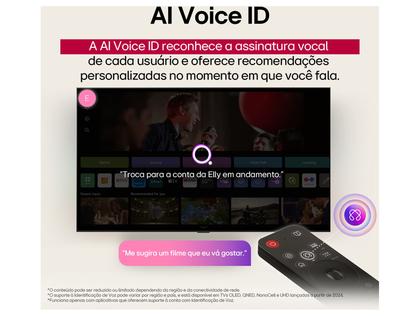 Imagem de Smart TV 77" LG 4K OLED OLED77C5PSA webOS 25 AI Processor 4K Gen8 com Alexa 4 HDMI