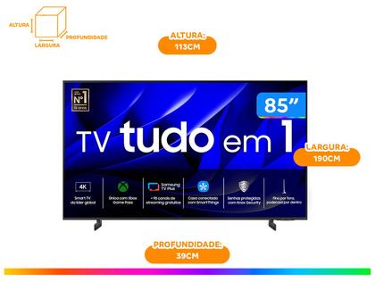 Imagem de Smart TV 85” 4K UHD LED Samsung Crystal 85DU8000