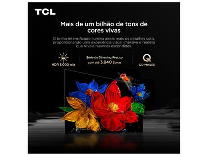 Imagem de Smart TV 85" TCL 4K UHD Mini LED C8K 85C8K Google TV 2025