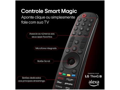 Imagem de Smart TV 86" 4K LG NanoCell 86NANO80T Processador α8 AI Painel 120Hz FreeSync Alexa/Chromecast integrado webOS 24 Controle Smart Magic