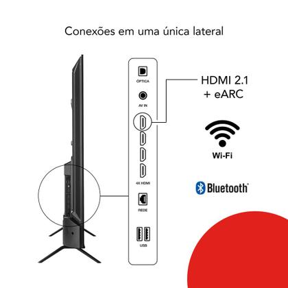 Imagem de Smart TV AIWA 65” GOOGLE TV 4K Comando de voz Dolby Vision&Atmos AWS-TV-65-BL-01-A