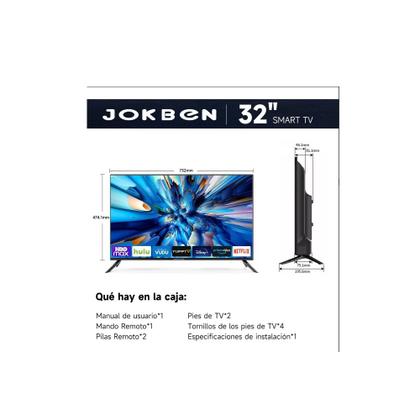 Imagem de Smart Tv Android Tv De 32 Polegadas  Jokben