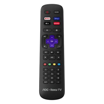 Imagem de Smart TV AOC 40S504578G Full HD 40 Roku TV Compatível com Alexa e Google Assistente, Dolby Audio e Sem bordas