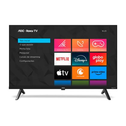 Imagem de Smart TV AOC 43" LED ROKU Full HD Wi-Fi 43S5045/78G Bivolt