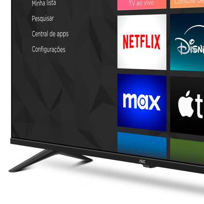 Imagem de Smart TV AOC 50 DLED Roku 4K WiFi HDR 50U704578G
