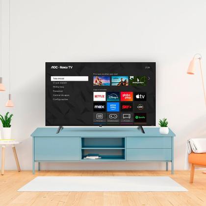 Imagem de Smart TV AOC 50 Polegadas, DLED, 4K, Roku TV - 50U7045/78G