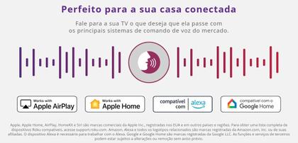 Imagem de Smart TV AOC DLED 32 C/Roku TV Quad Core Dolby Digital com NF e garantia