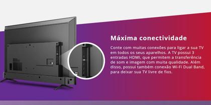 Imagem de Smart TV AOC DLED 32 C/Roku TV Quad Core Dolby Digital com NF e garantia