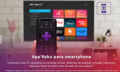 Imagem de Smart TV AOC DLED 32 C/Roku TV Quad Core Dolby Digital com NF e garantia