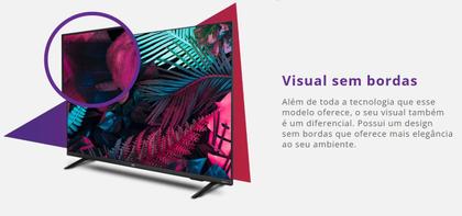 Imagem de Smart TV AOC DLED 32 C/Roku TV Quad Core Dolby Digital com NF e garantia