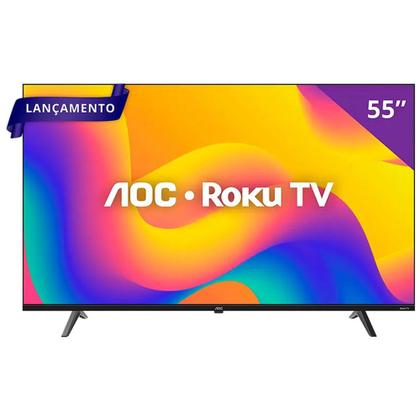 Imagem de Smart TV AOC LED 55 Polegadas 4K Wi-Fi HDR10 HDMI 55U7045/78G